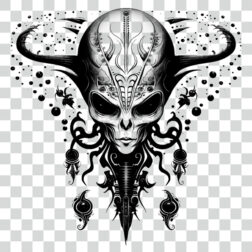 scary Alien monster transparent PNG