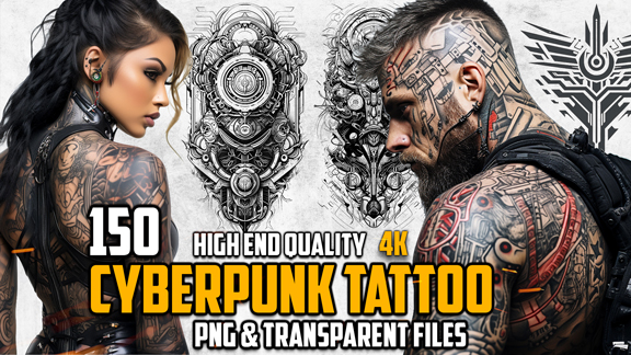 Cyberpunk tattoo