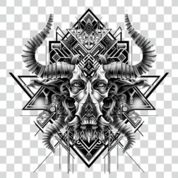 Gothic Monster dark style triangle Transparent PNG