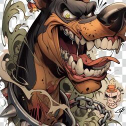 Illustration brown dog Design Brick graffiti Abstract Painting PNG Transparent