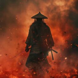 Shogun samurai japanese wallpaper blood sword