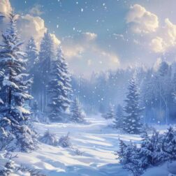 Snowy background wallpaper 4k with full of snow on the surface