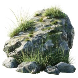 desert rock CUTOUT with little rocks realistic Transparent PNG