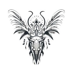 sci fi tattoo design insect transparent PNG