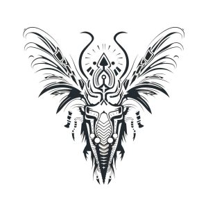 sci fi tattoo design insect transparent PNG