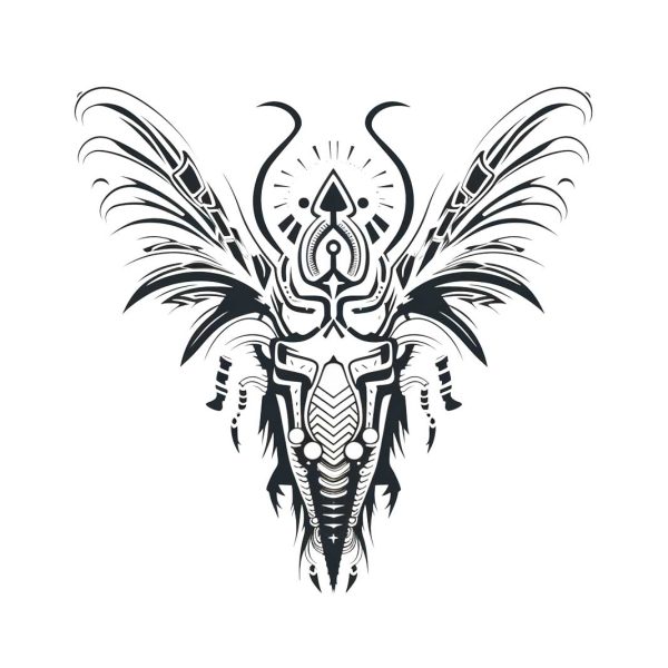 sci fi tattoo design insect transparent PNG