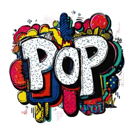 color pop art old fashioned transparent PNG