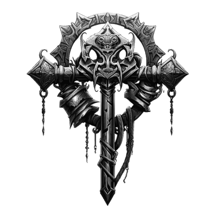 black and white dark Scary theme of Gothic design transparent PNG