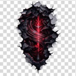 Dark sleeve arm tattoo design transparent PNG