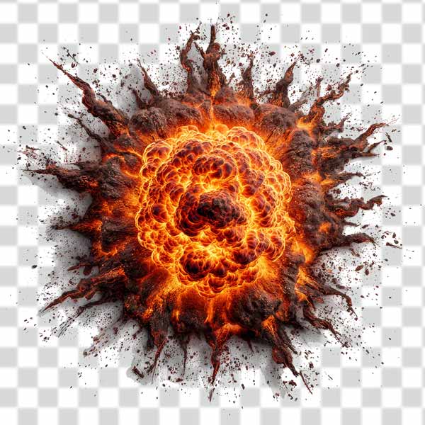 Explosion-and-fire-2d-Asset-PNG-format Explosion and fire 2d Asset PNG format