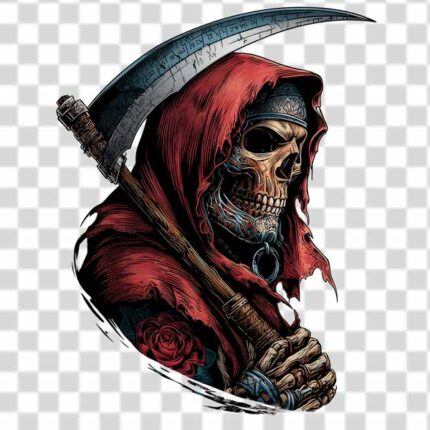 head skull of Grim reaper color Design Transparent PNG