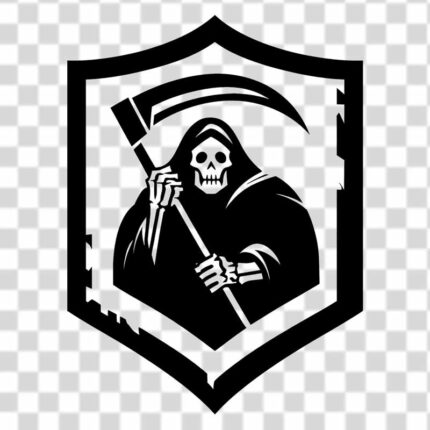 grim reaper emblem tattoo png 4k download