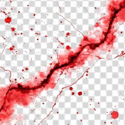 blood surface with little red lines around it 4k