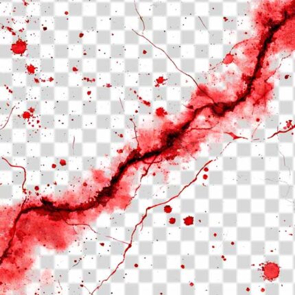 blood surface with little red lines around it 4k