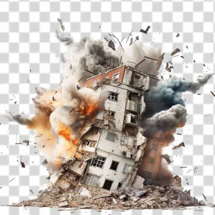 2d asset destruction building transparent PNG