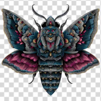 apocalypse insect with ornamental designs tattoo png