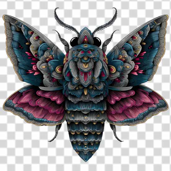 apocalypse-insect-with-ornamental-designs apocalypse insect with ornamental designs tattoo png