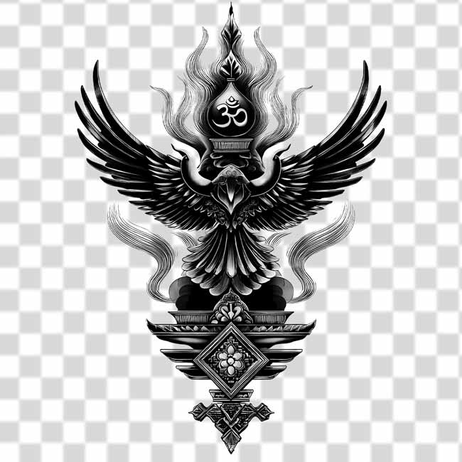 volant with long wings in mythical style PNG volant with long wings in mythical style PNG