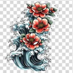 japanese Tattoo png Design Free Download in transparent background