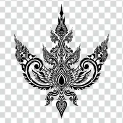 indian ornamental tattoo designs 4k transparent
