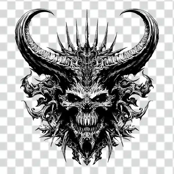 free tattoo png monstrous demonic skull free tattoo png monstrous demonic skull 4k high quality and transparent